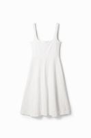 A-lijn midi-jurk - WHITE - XL