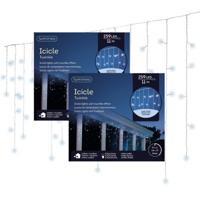 IJspegel verlichting - 2x - 259 led lampjes - koel wit - 1100 cm - kerstverlichting - ijspegels