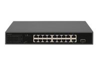 Digitus DN-95355 netwerk-switch Unmanaged Gigabit Ethernet (10/100/1000) Power over Ethernet (PoE) 1U Zwart - thumbnail