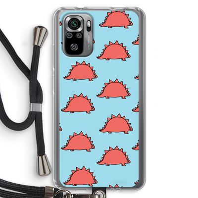 Dinosawrr: Xiaomi Redmi Note 10S Transparant Hoesje met koord