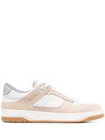 Santoni baskets Haniel en cuir - Blanc