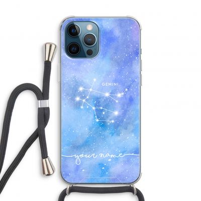 Sterrenbeeld - Licht: iPhone 12 Pro Transparant Hoesje met koord