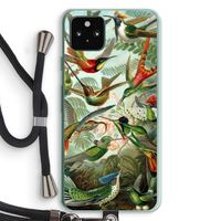 Haeckel Trochilidae: Pixel 5a 5G Transparant Hoesje met koord
