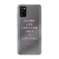 Christian Grey: Samsung Galaxy A41 Transparant Hoesje