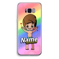 Chibi Maker man: Samsung Galaxy S8 Plus Transparant Hoesje