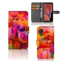 Hoesje Samsung Galaxy Xcover 5 Tulips | Portemonnee hoesje Hoesje Samsung Galaxy Xcover 5 Tulips | Portemonnee hoesje