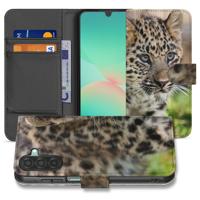 Samsung Galaxy A17 | Bookcase | Hoesje Met Pasjes Baby Luipaard