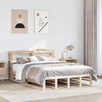 Bedframe zonder matras massief grenenhout 120x190 cm