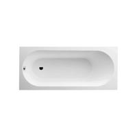 Villeroy & Boch Oberon kunststof bad quaryl rechthoekig 180x80x47cm - incl. poten mat wit ubq180obe2v-rw