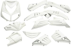 Edge Plaatset 13-delig voor peugeot speedfight 2 - wit