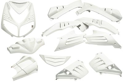 Edge Plaatset 13-delig voor peugeot speedfight 2 - wit