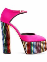 Giuseppe Zanotti sandales Bebe Strass à plateforme - Rose Giuseppe Zanotti sandales Bebe Strass à plateforme - Rose