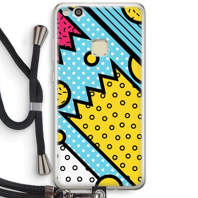 Pop Art #1: Huawei Ascend P10 Lite Transparant Hoesje met koord