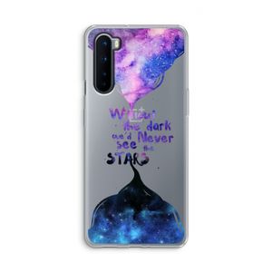 Stars quote: OnePlus Nord Transparant Hoesje