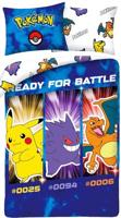 Pokémon Dekbedovertrek Ready for Battle 140 x 200 cm (70 x 90 cm)