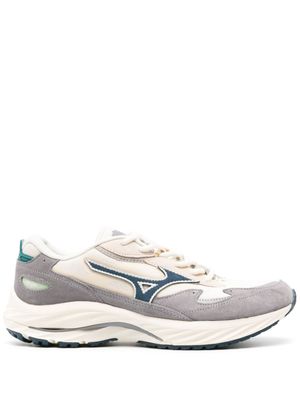 Mizuno baskets Wave Rider B à empiècements - Tons neutres