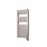 Elektrische Design Radiator Sanicare Plug En Play 111,8 x 45 cm Zilver Grijs Thermostaat Chroom 596 Watt Sanicare