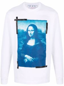 Off-White sweat Monalisa Skate - Blanc