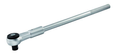 Bahco Omschakelbare ratel 1" met ronde kop | geribbelde handgreep | 72 tanden en actiehoek van 5° | lengte 640 mm - 9550N