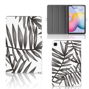 Samsung Galaxy Tab S6 Lite | S6 Lite (2022) Tablet Cover Leaves Grey