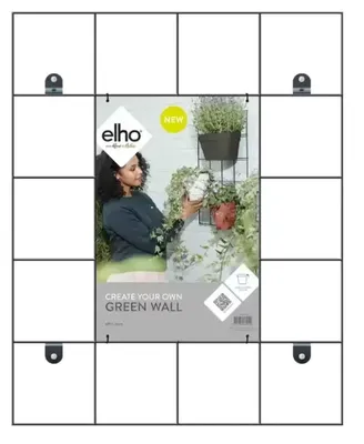 Elho rek loft urban green wall - living black