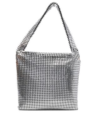 Rabanne sac porté épaule à ornements - Argent