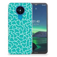 Nokia 1.4 | Hoesje maken | Cracks Blue