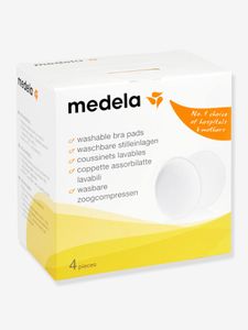 Doos met 4 wasbare borstvoedingscompressen Safe & Dry MEDELA wit