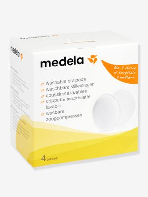 Doos met 4 wasbare borstvoedingscompressen Safe & Dry MEDELA wit