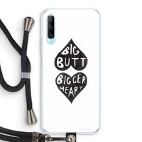 Big butt bigger heart: Huawei P Smart Pro Transparant Hoesje met koord