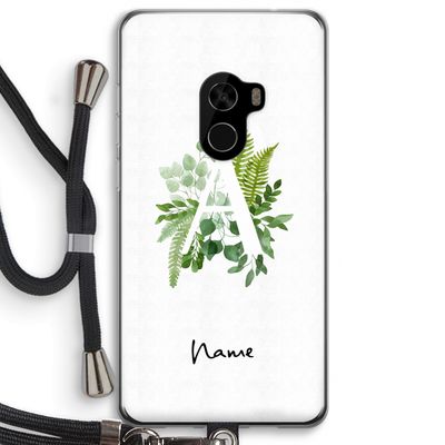 Green Brush: Xiaomi Mi Mix 2 Transparant Hoesje met koord