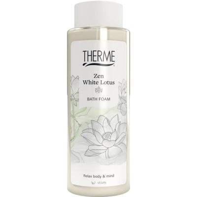Therme Zen white lotus relaxing bath foam