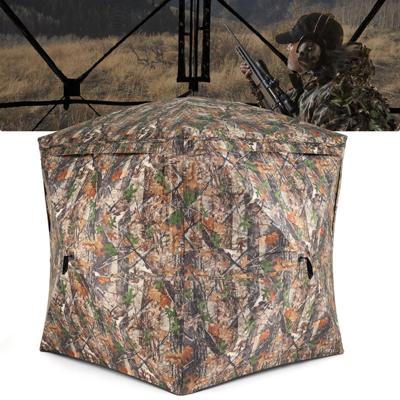 270° Transparante Camouflage Pop-up Jachttent Geschikt Voor 2-3 Personen