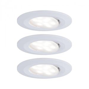 Paulmann Calla LED-inbouwlamp voor badkamer Set van 3 stuks 19.5 W IP65 Wit (mat)