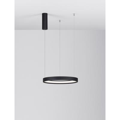 Lyora Ronde hanglampPerrine zwart Ø 40cm - 9345612