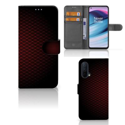 OnePlus Nord CE 5G | Telefoon Hoesje | Geruit Rood