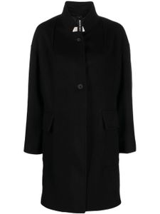 Mackintosh manteau à simple boutonnage - Noir