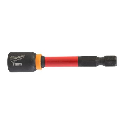 Milwaukee Nut Driver Mag ShW HEX7 x 65 mm - 1 pc Dop SHOCKWAVE™ magnetisch Hex 1/4 7 x 65mm - 4932492437