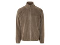 LIVERGY Heren fleecevest (M, Bruin)
