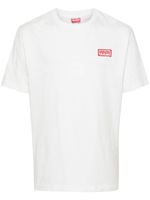 Kenzo t-shirt en coton à logo brodé - Blanc