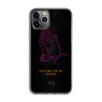Praying For My Haters: iPhone 11 Pro Max Transparant Hoesje