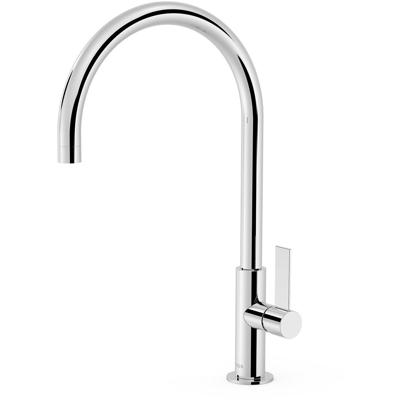 Keukenkraan Tres Top | Opbouw | 360° Draaibaar | Mengkraan | 1-hendel | Rond | Chroom
