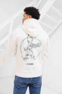 24 Uomo Statue Hoodie Heren Off-White - Maat L - Kleur: Wit | Soccerfanshop