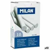 Krijtjes Milan Wit 10 Onderdelen (10 Stuks)
