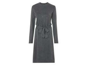 esmara Gebreide dames jurk (Grijs, XS (32/34))