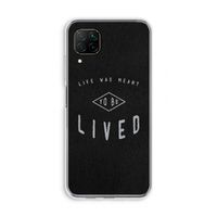 To be lived: Huawei P40 Lite Transparant Hoesje