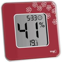 TFA Dostmann Style Thermo- en hygrometer Rood - thumbnail