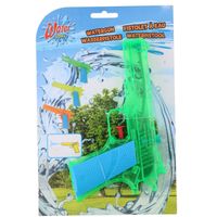 1x Waterpistolen/waterpistool groen van 18 cm kinderspeelgoed - thumbnail