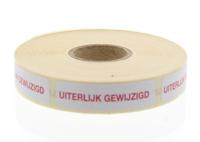 Blockland Strooketiket uiterlijk gewijzigd 44 x 11mm