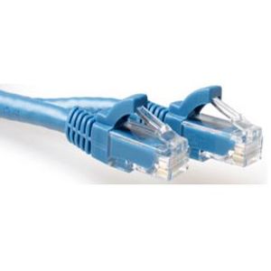 ACT Blauwe 3 meter U/UTP CAT6 patchkabel snagless met RJ45 connectoren